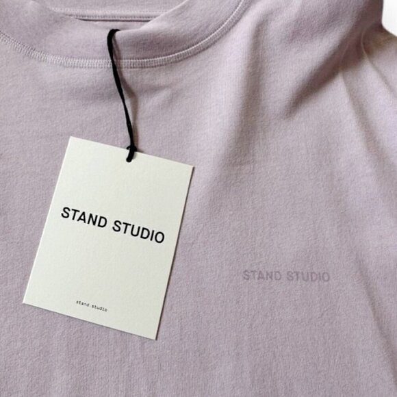 Stand Studio SANIA LS TEE, Lavender, Size S, New with tag - Picture 8 of 15